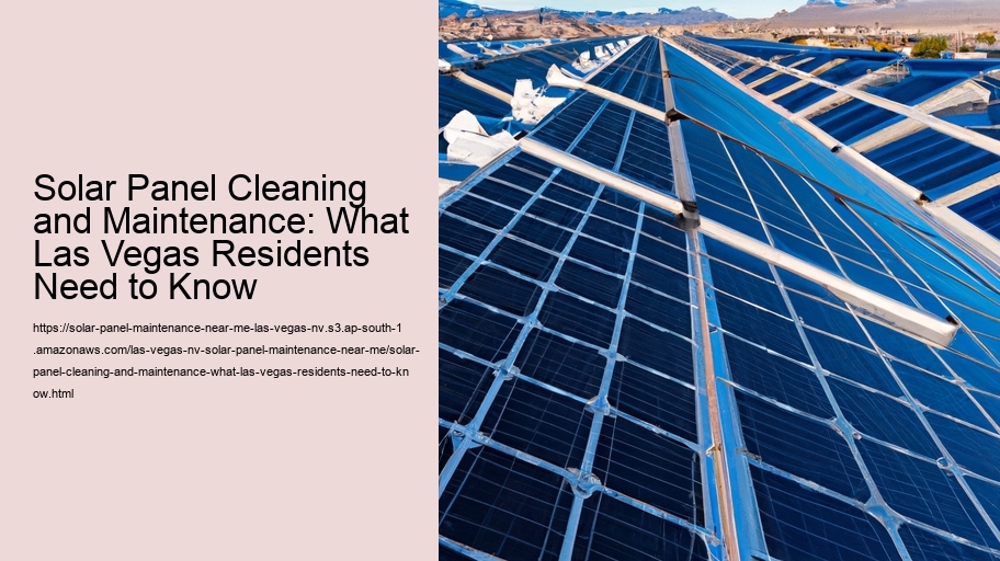 Solar Panel Cleaning and Maintenance: What Las Vegas Residents Need to Know